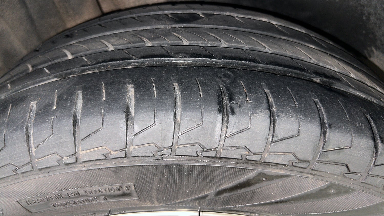 Used 2022 Maruti Suzuki S-Cross Zeta Petrol Manual tyres RIGHT REAR TYRE TREAD VIEW