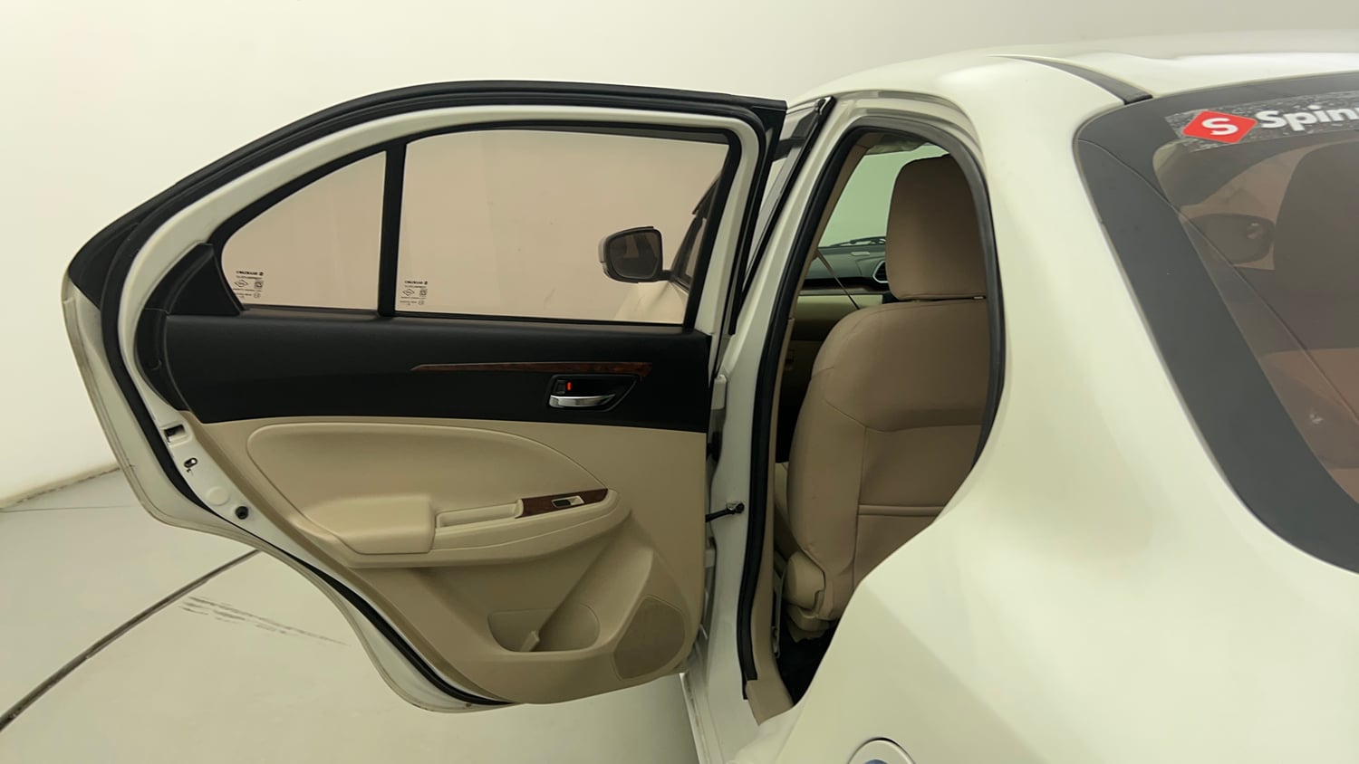 Used 2019 Maruti Suzuki Dzire VXi Petrol Manual interior LEFT REAR DOOR OPEN VIEW