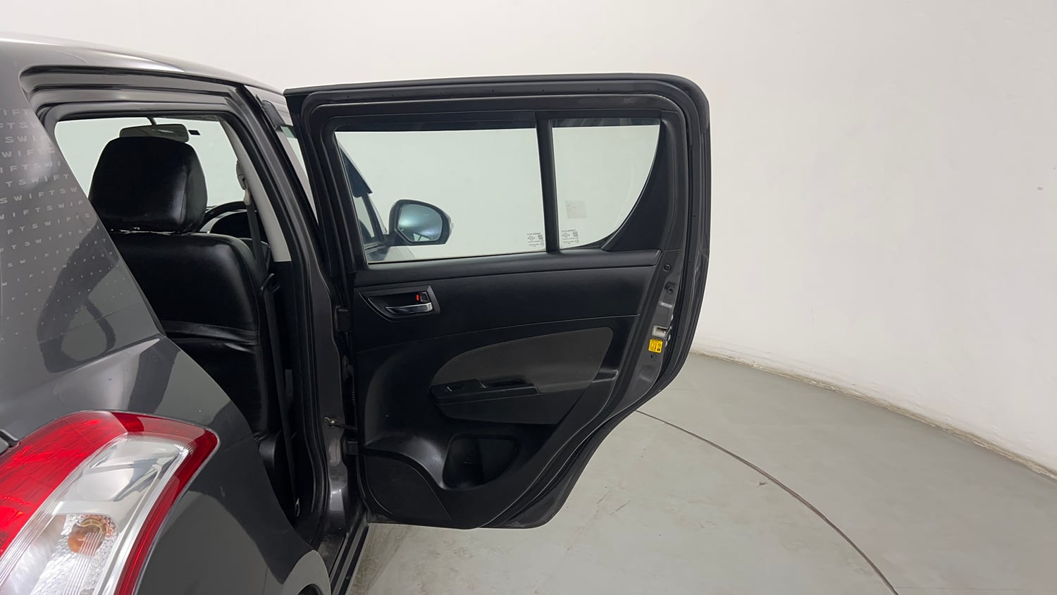Used 2015 Maruti Suzuki Swift ZDi Diesel Manual interior RIGHT REAR DOOR OPEN VIEW
