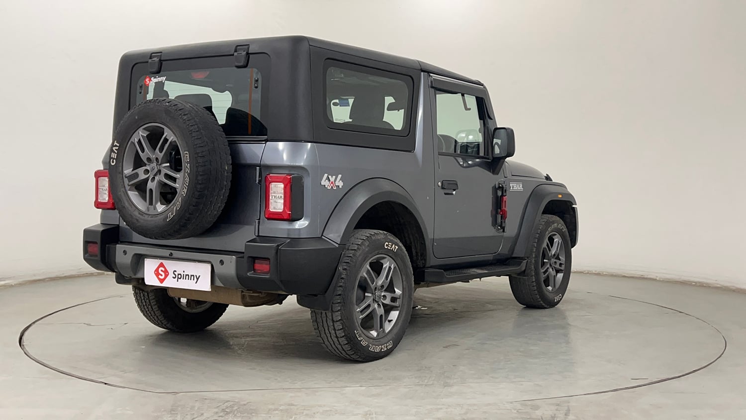 Used 2022 mahindra Thar LX Hard Top Petrol MT 4WD Petrol Manual exterior RIGHT REAR CORNER VIEW
