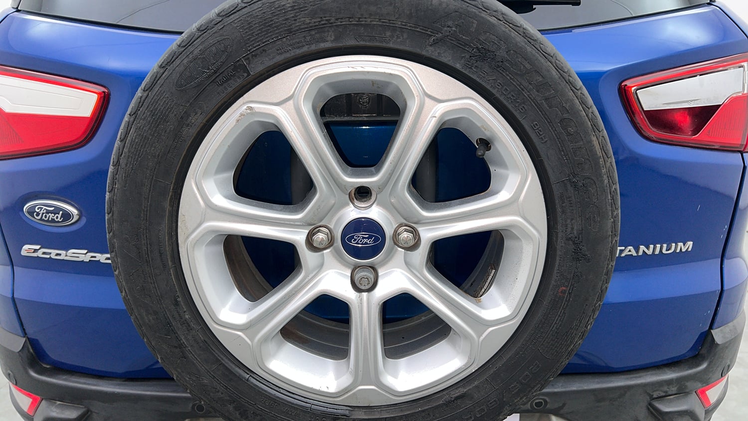 Used 2021 Ford EcoSport Titanium Plus 1.5L Ti-VCT AT Petrol Automatic tyres SPARE TYRE VIEW