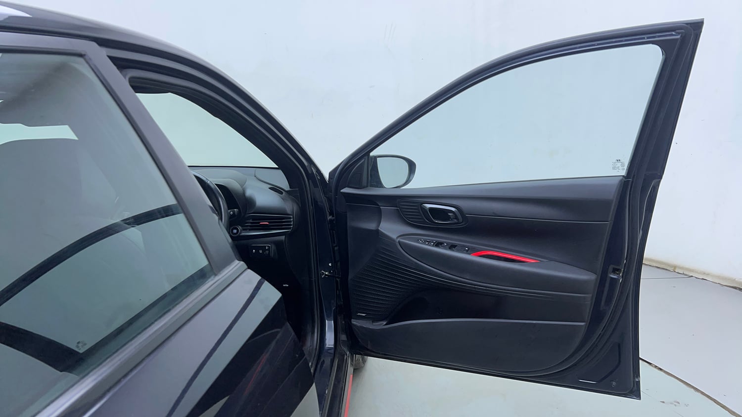 Used 2022 Hyundai i20 N Line N8 1.0 Turbo DCT Petrol Automatic interior RIGHT FRONT DOOR OPEN VIEW