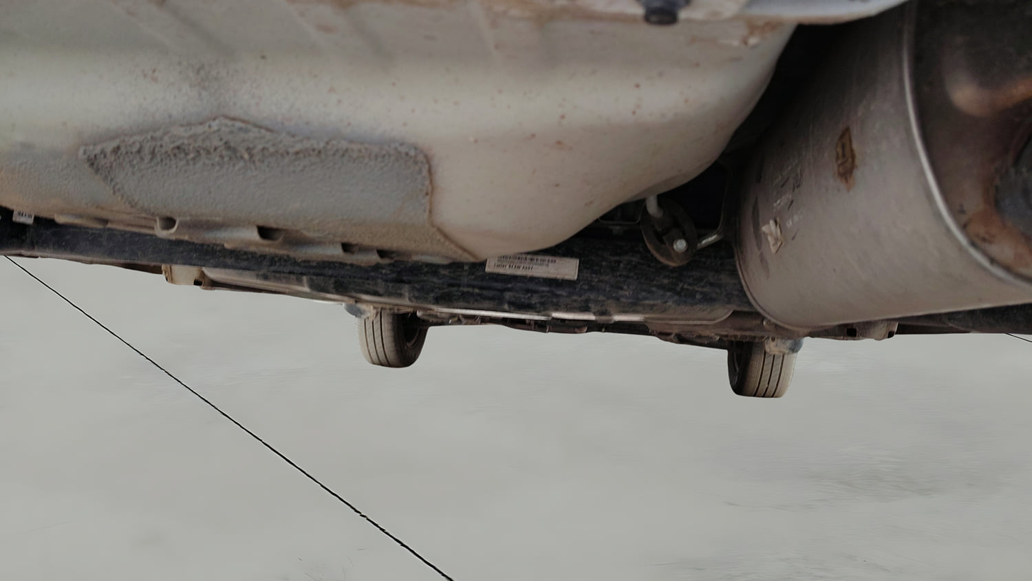 Used 2025 Tata Tiago XT Petrol Manual extra REAR UNDERBODY VIEW (TAKEN FROM REAR)