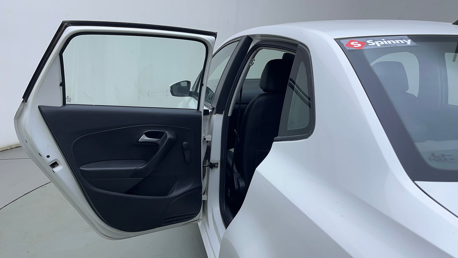 Used 2020 Volkswagen Ameo Trendline 1.5L (D) Diesel Manual interior LEFT REAR DOOR OPEN VIEW
