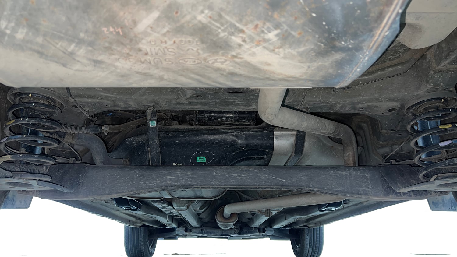 Used 2022 Hyundai Creta EX 1.5 Petrol Petrol Manual extra REAR UNDERBODY VIEW (TAKEN FROM REAR)