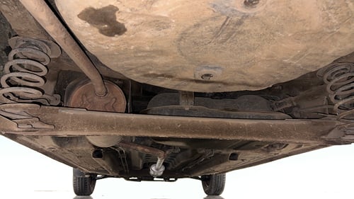 Used 2024 Renault Kwid RXT 1.0L AMT Petrol Automatic extra REAR UNDERBODY VIEW (TAKEN FROM REAR)