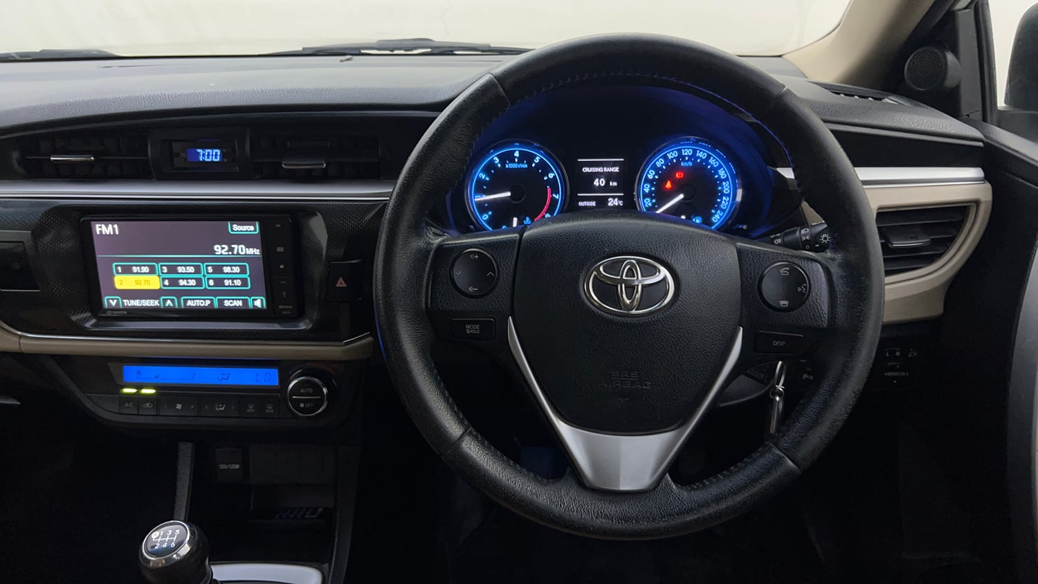 Used 2015 Toyota Corolla Altis G Petrol Petrol Manual interior STEERING VIEW