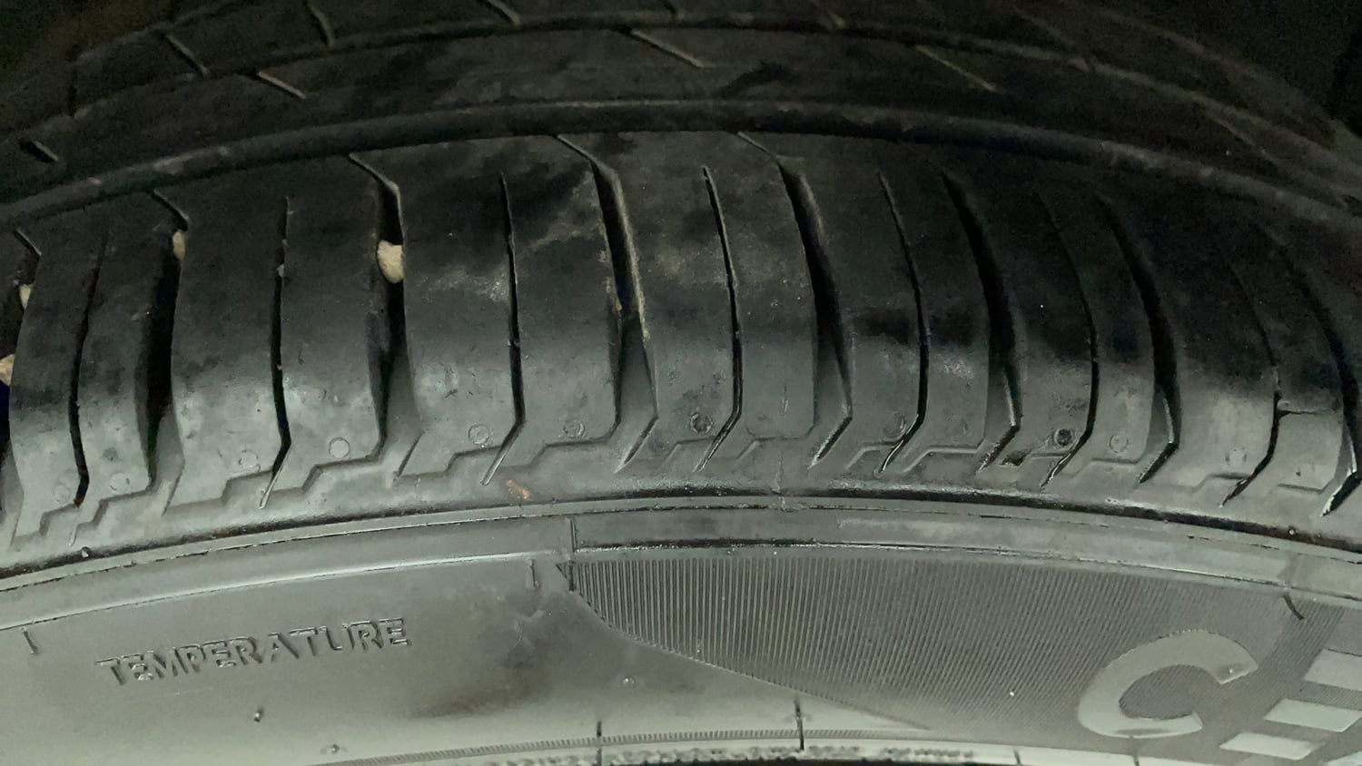 Used 2025 Hyundai Grand i10 Nios Sportz (O) 1.2 Kappa VTVT Petrol Manual tyres LEFT REAR TYRE TREAD VIEW