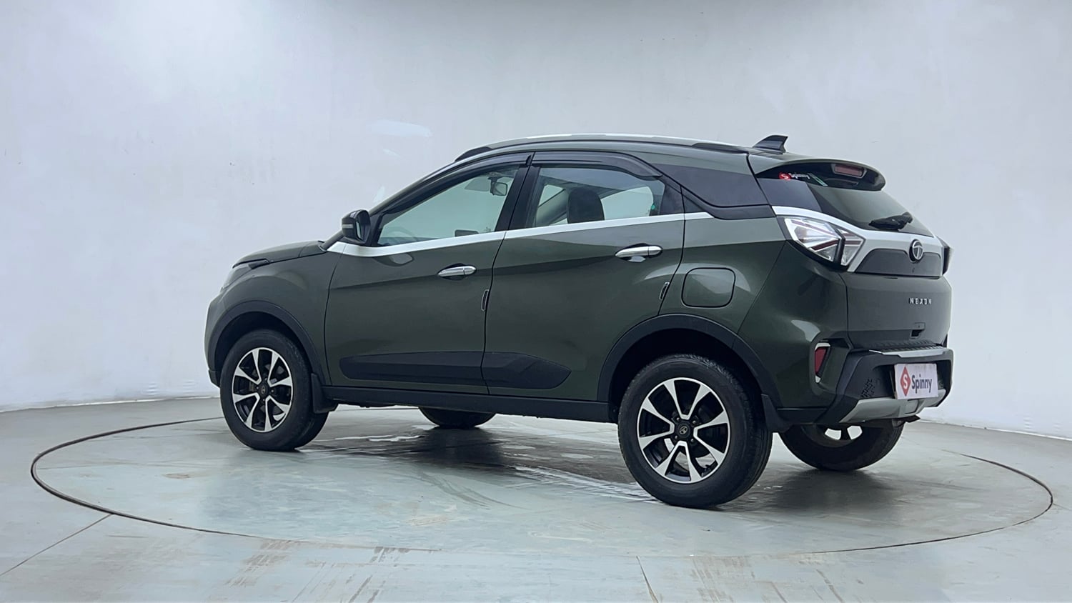 Used 2021 Tata Nexon XZ Plus Petrol Manual exterior LEFT REAR CORNER VIEW