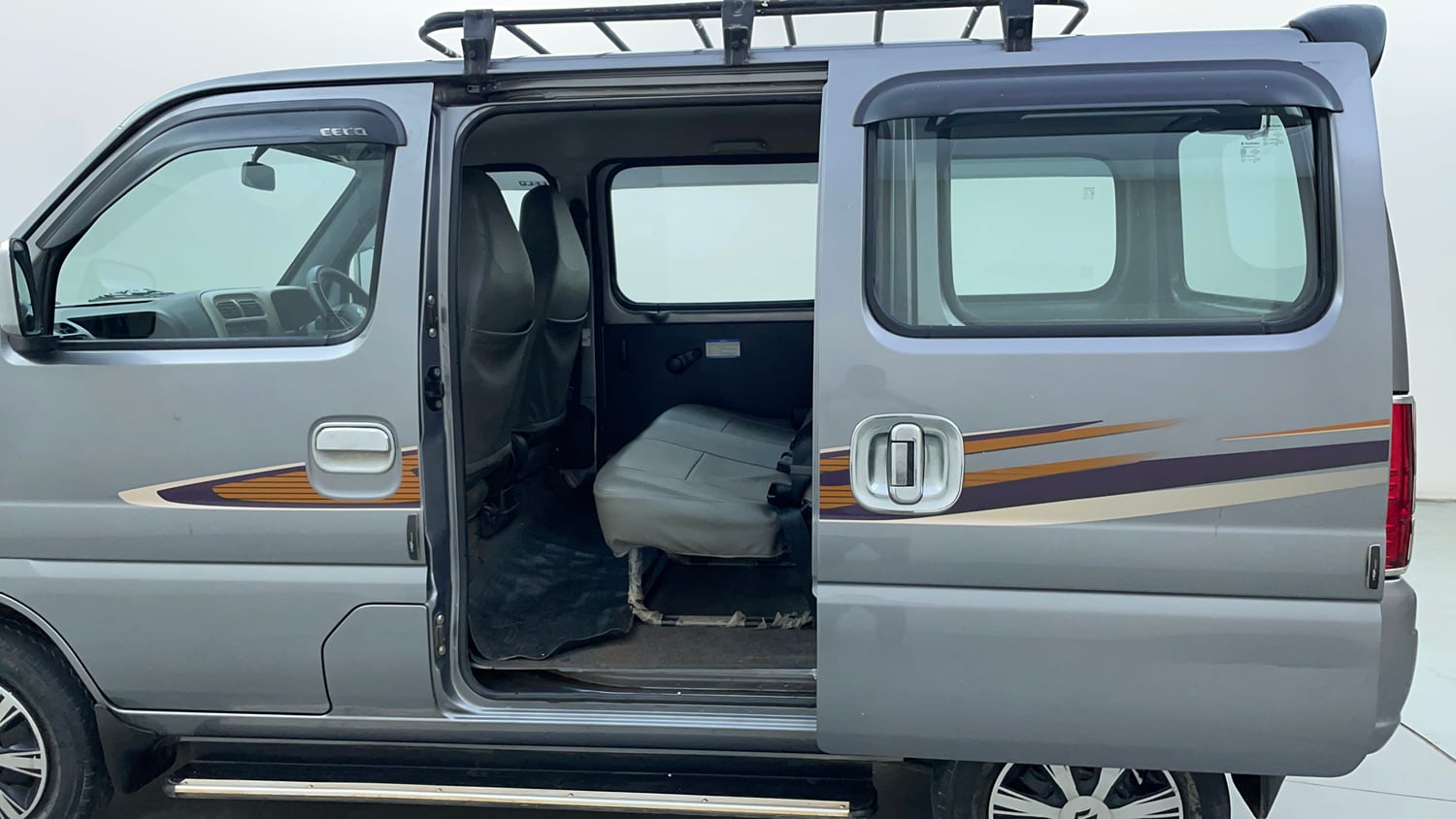Used 2021 Maruti Suzuki Eeco 5 STR WITH A/C+HTR Petrol Manual interior LEFT REAR DOOR OPEN VIEW