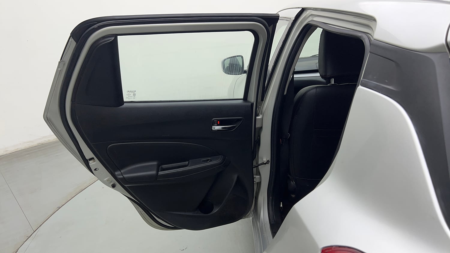 Used 2021 Maruti Suzuki Swift VXi AMT Petrol Automatic interior LEFT REAR DOOR OPEN VIEW