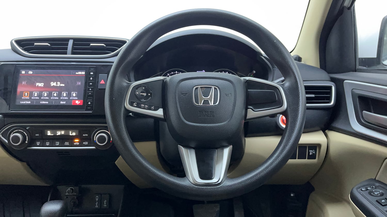 Used 2023 Honda Amaze VX 1.2 Petrol CVT Petrol Automatic interior STEERING VIEW