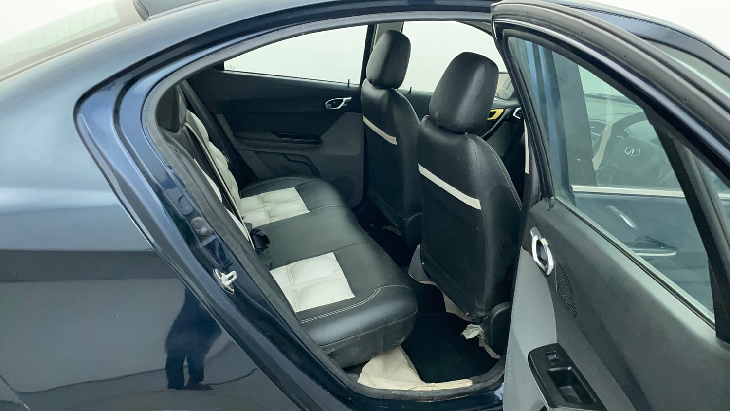 Used 2019 Tata Tigor Revotron XZA Petrol Automatic interior RIGHT SIDE REAR DOOR CABIN VIEW