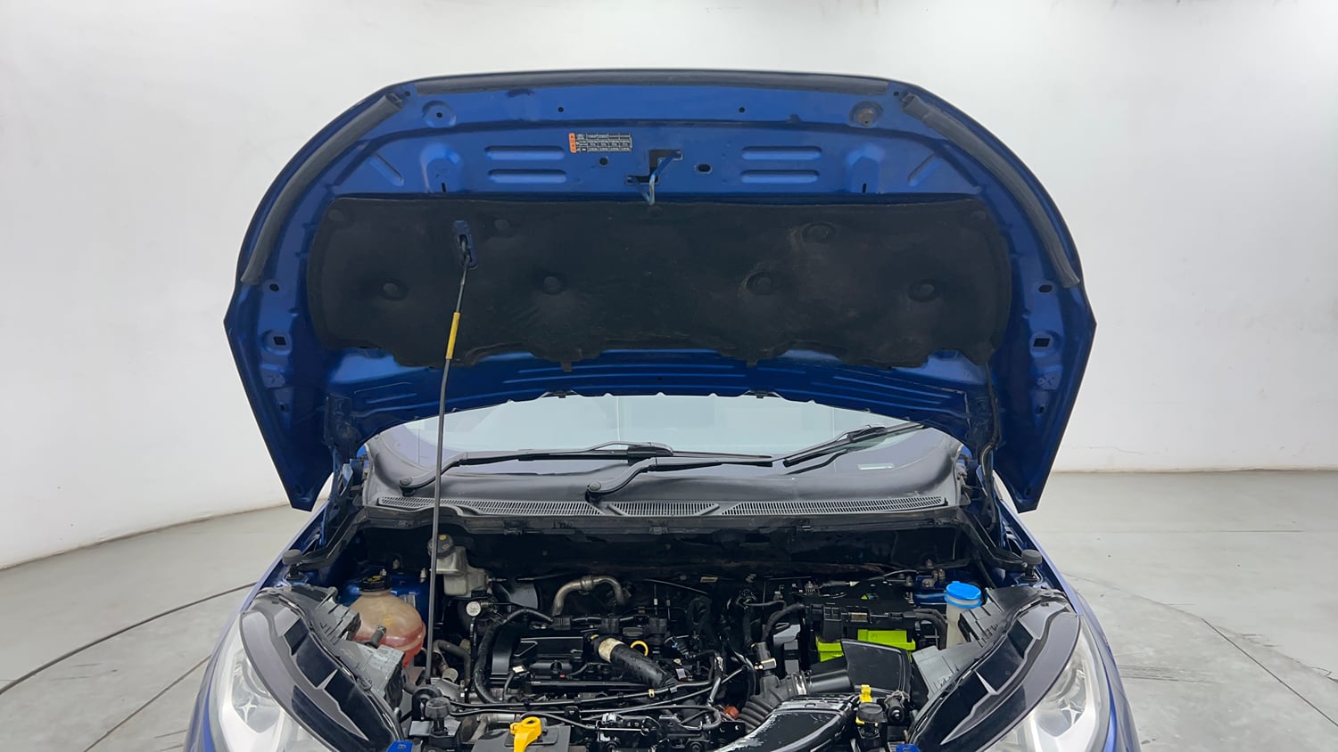 Used 2021 Ford EcoSport Titanium Plus 1.5L Ti-VCT AT Petrol Automatic engine ENGINE & BONNET OPEN FRONT VIEW