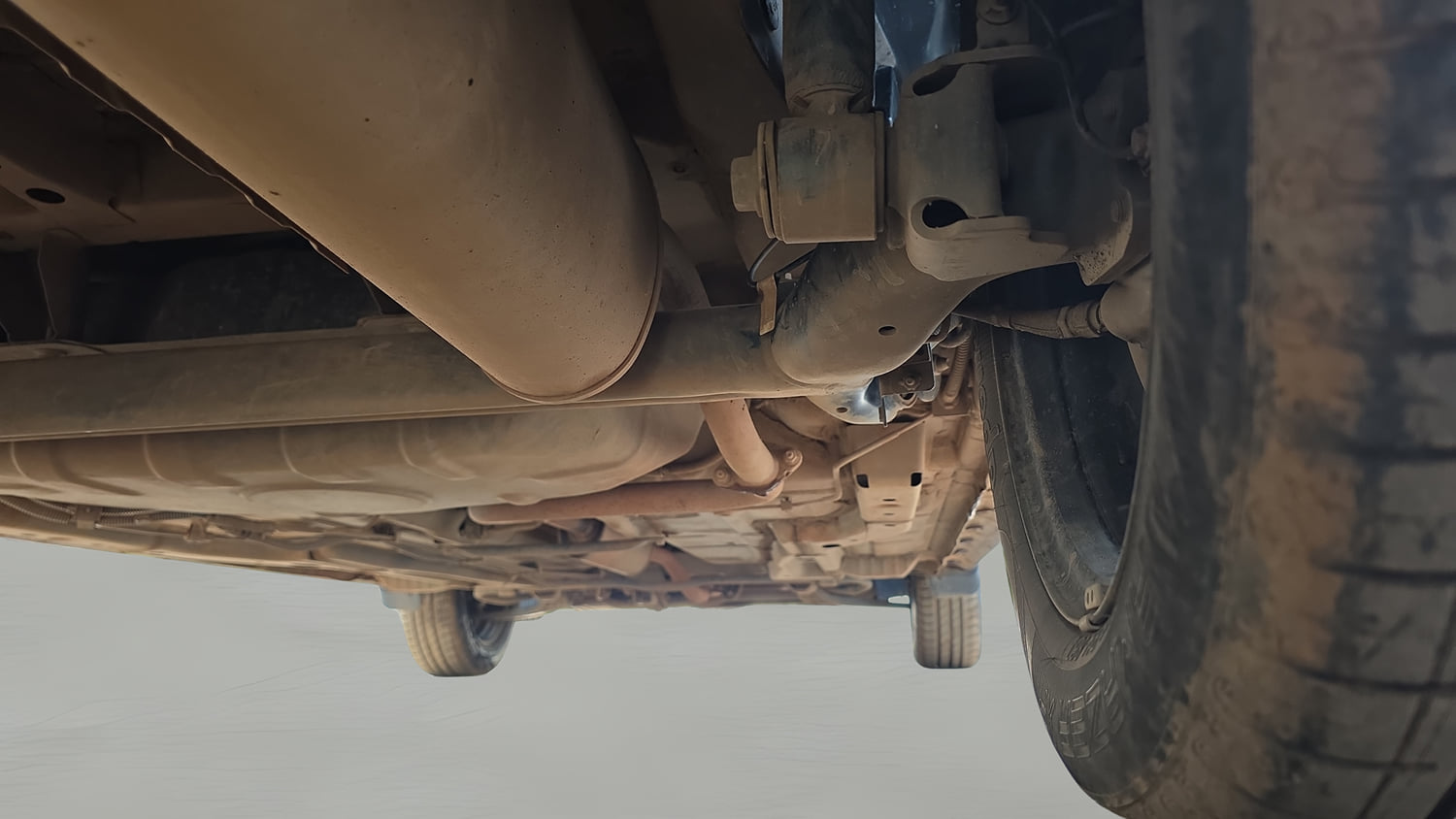 Used 2025 Tata Tigor XZA Plus iCNG Cng Automatic extra REAR RIGHT UNDERBODY VIEW