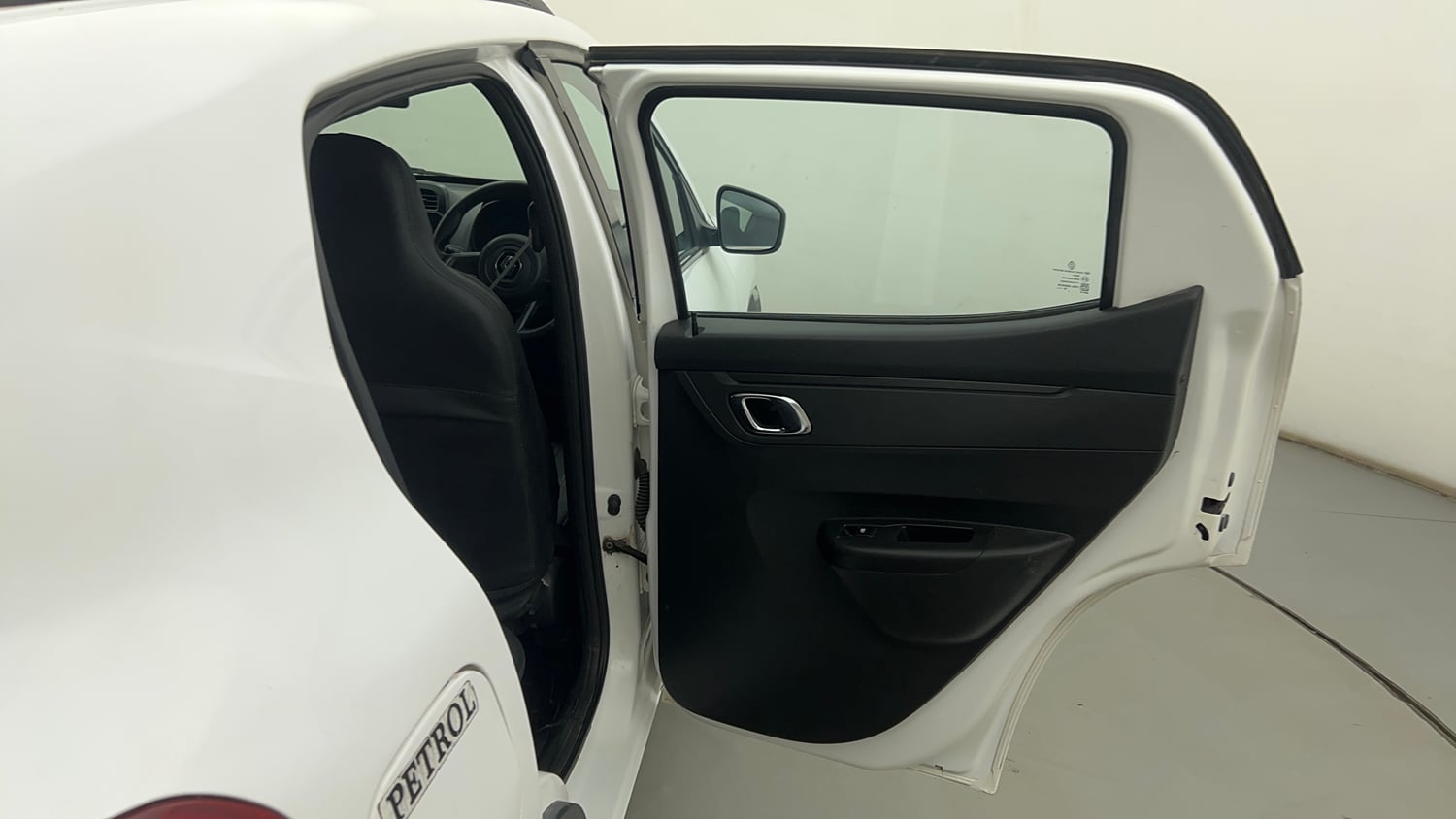 Used 2020 Renault Kwid 1.0 RXT AMT Opt Petrol Automatic interior RIGHT REAR DOOR OPEN VIEW