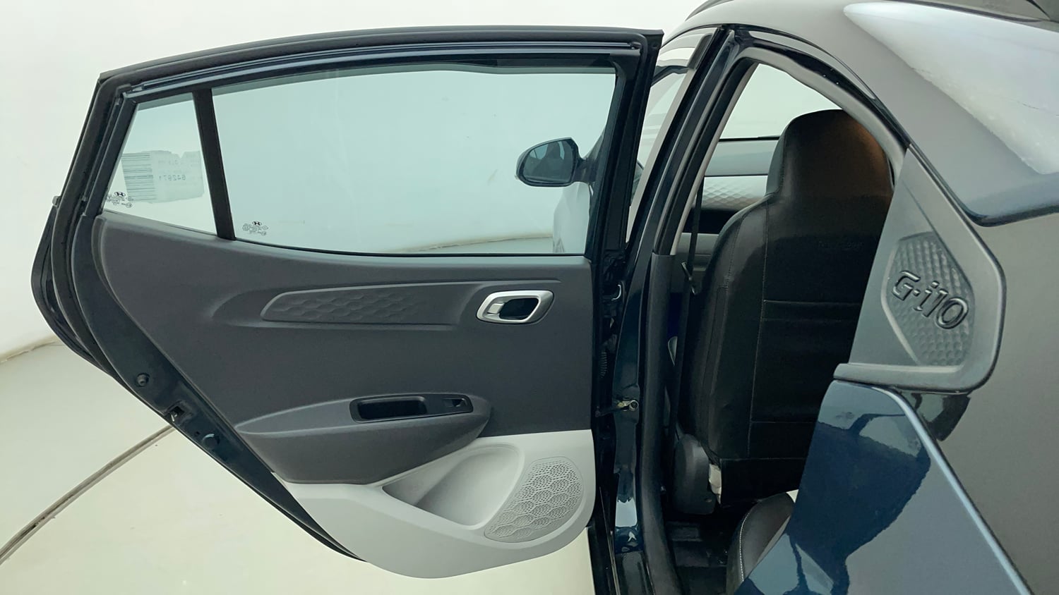 Used 2025 Hyundai Grand i10 Nios Sportz (O) 1.2 Kappa VTVT Petrol Manual interior LEFT REAR DOOR OPEN VIEW