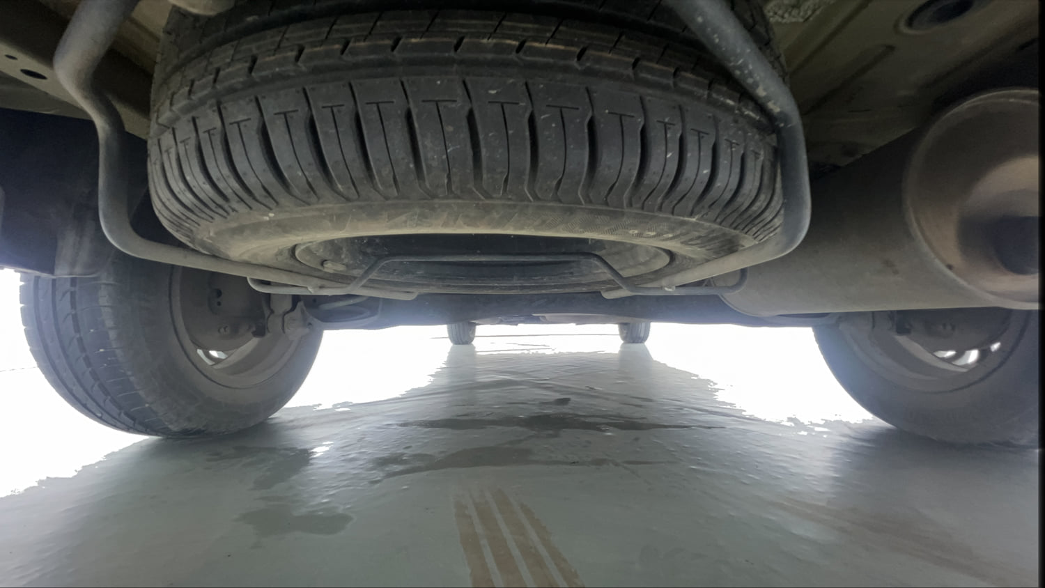 Used 2021 Maruti Suzuki New Ertiga ZXi AT Petrol Automatic tyres SPARE TYRE VIEW
