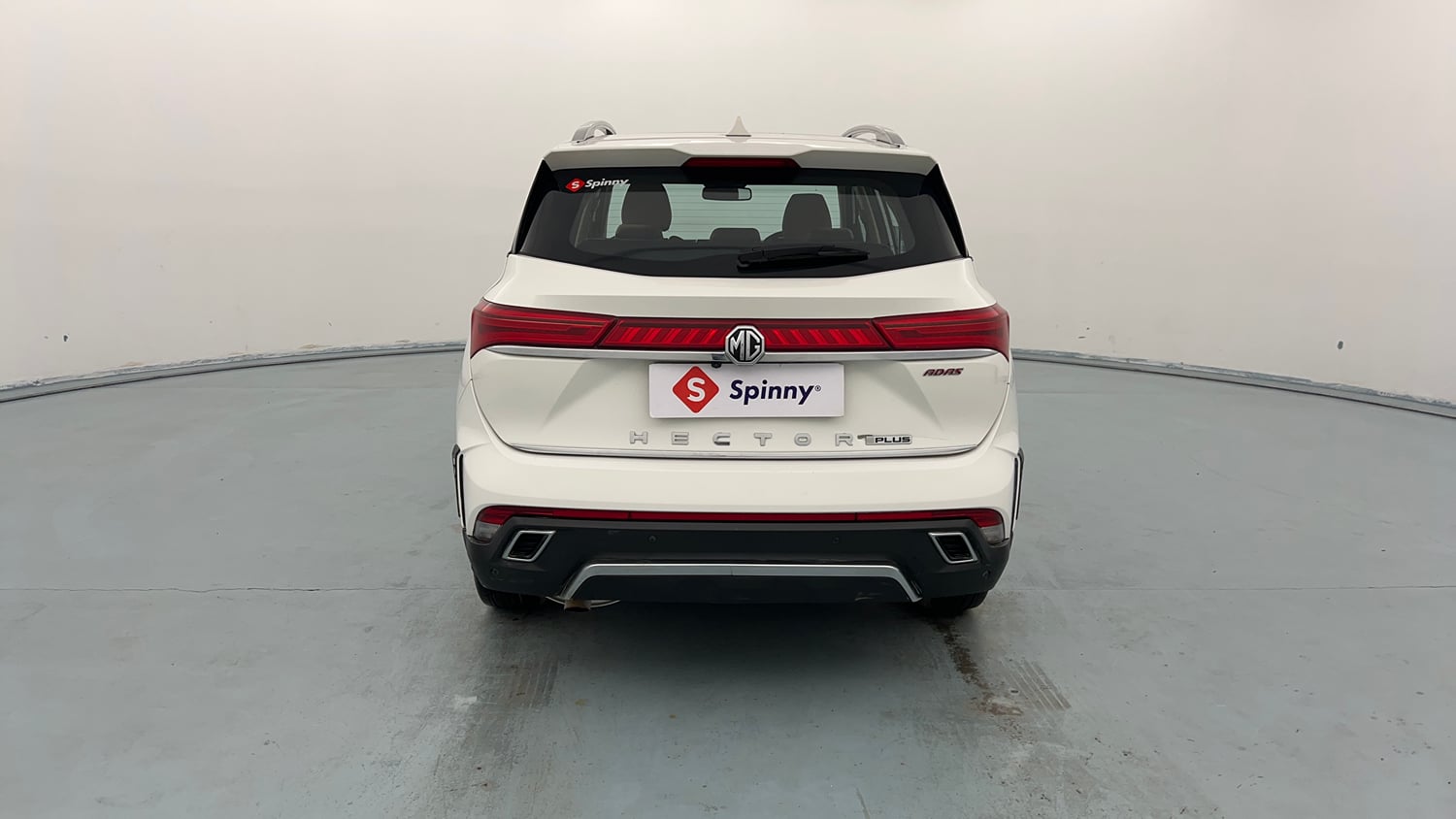 Used 2023 MG Motors Hector Plus Savvy Pro 1.5 Turbo Petrol CVT 7 STR Petrol Automatic exterior BACK VIEW