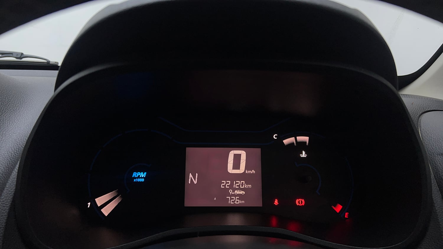 Used 2021 Renault Kwid CLIMBER 1.0 AMT Opt Petrol Automatic interior CLUSTERMETER VIEW