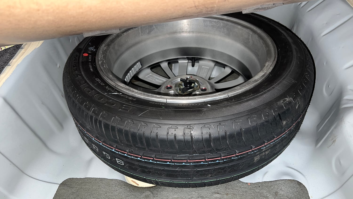 Used 2022 Honda City ZX CVT Petrol Petrol Automatic tyres SPARE TYRE VIEW