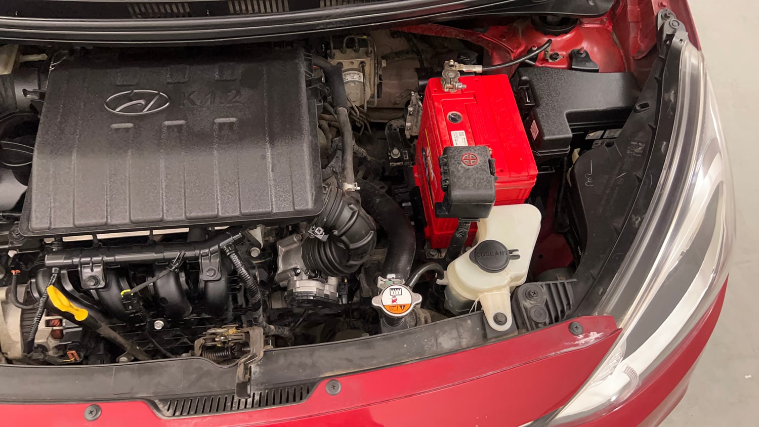 Used 2016 Hyundai Xcent SX 1.2 Petrol Manual engine ENGINE LEFT SIDE VIEW