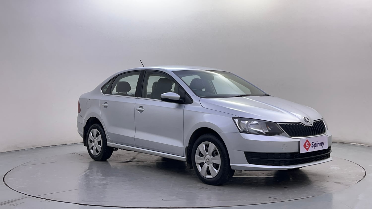 Used 2020 Skoda Rapid Active 1.0 TSI MT Petrol Manual exterior RIGHT FRONT CORNER VIEW