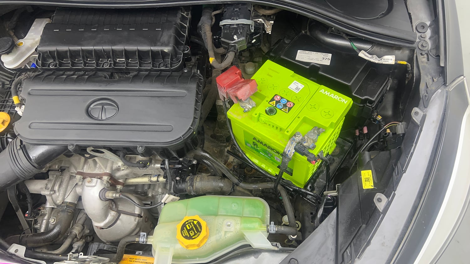 Used 2023 Tata Tiago XZA Plus Petrol Automatic engine ENGINE LEFT SIDE VIEW