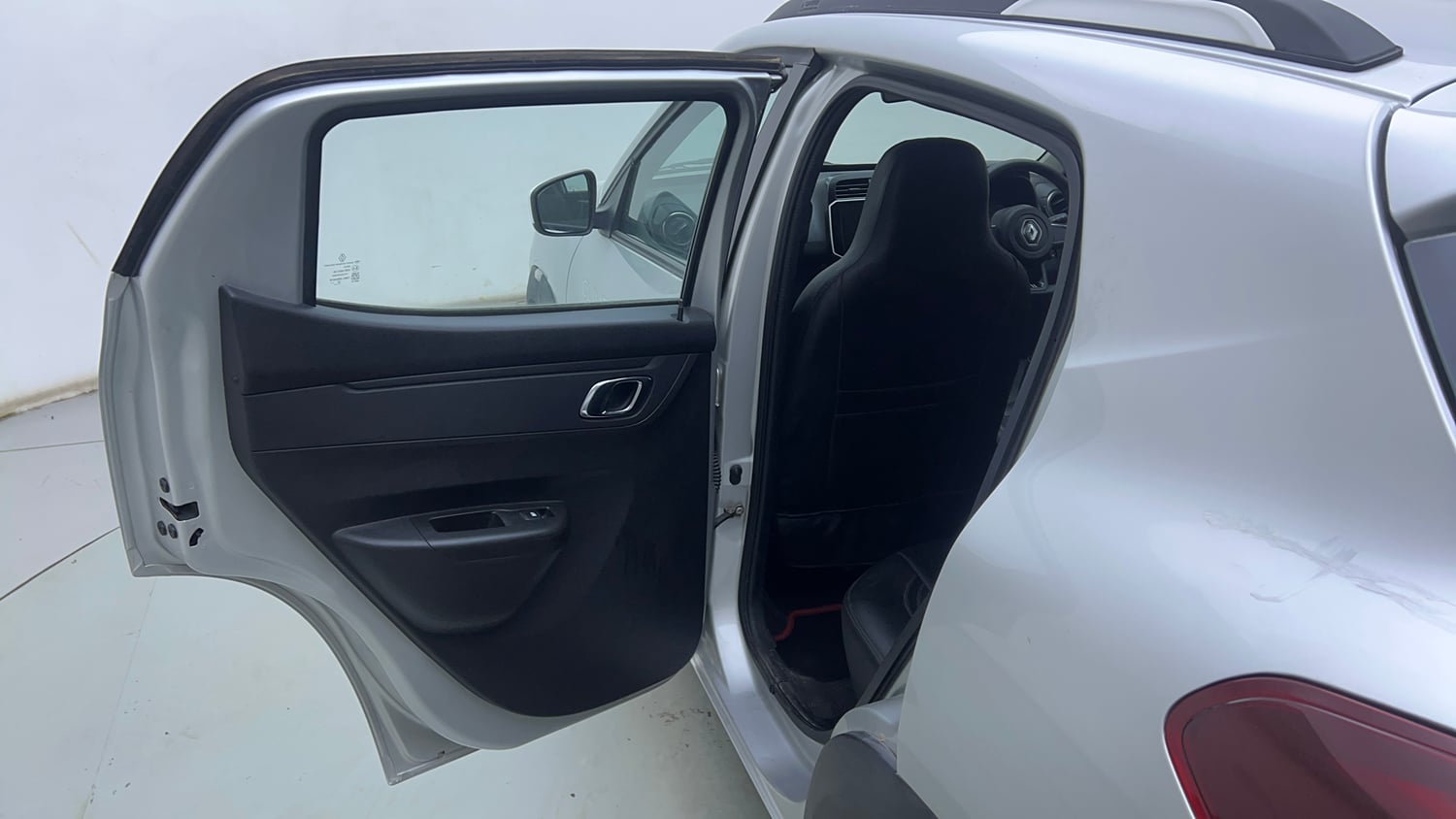 Used 2023 Renault Kwid CLIMBER Petrol Manual interior LEFT REAR DOOR OPEN VIEW