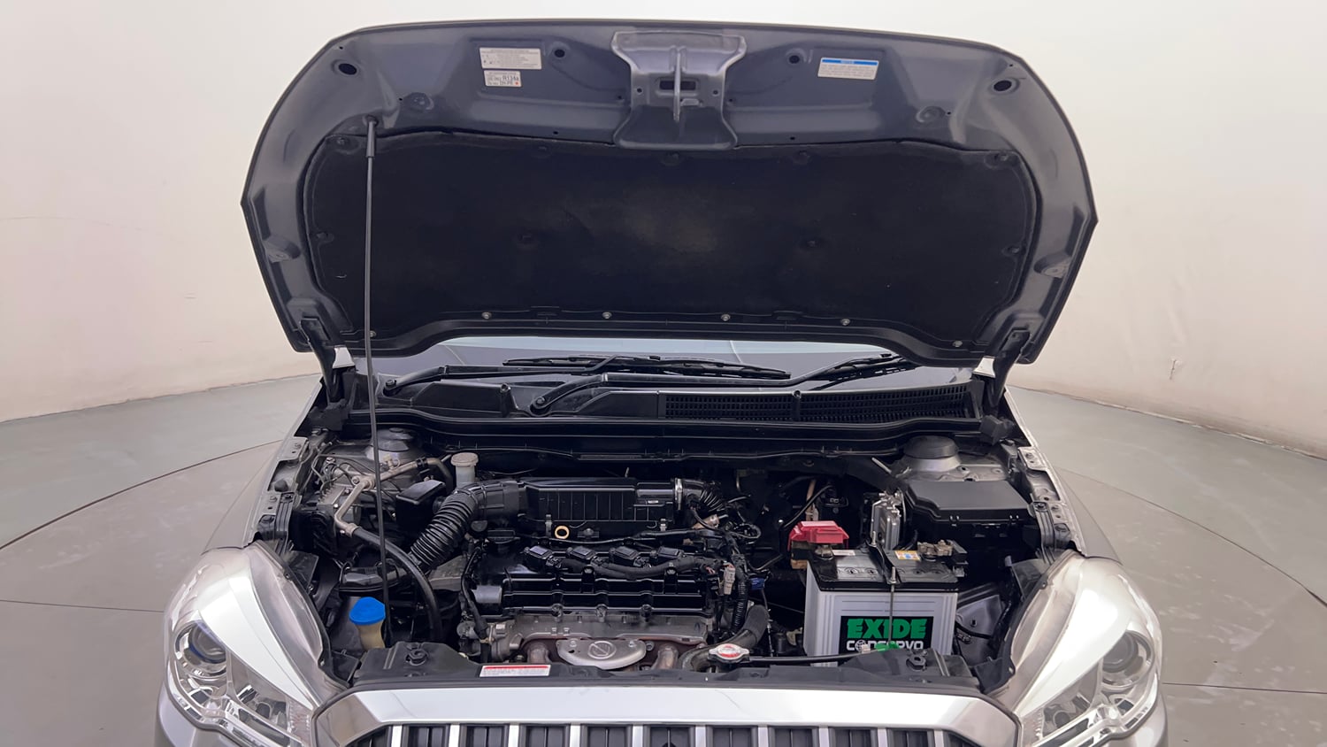 Used 2022 Maruti Suzuki S-Cross Zeta Petrol Manual engine ENGINE & BONNET OPEN FRONT VIEW