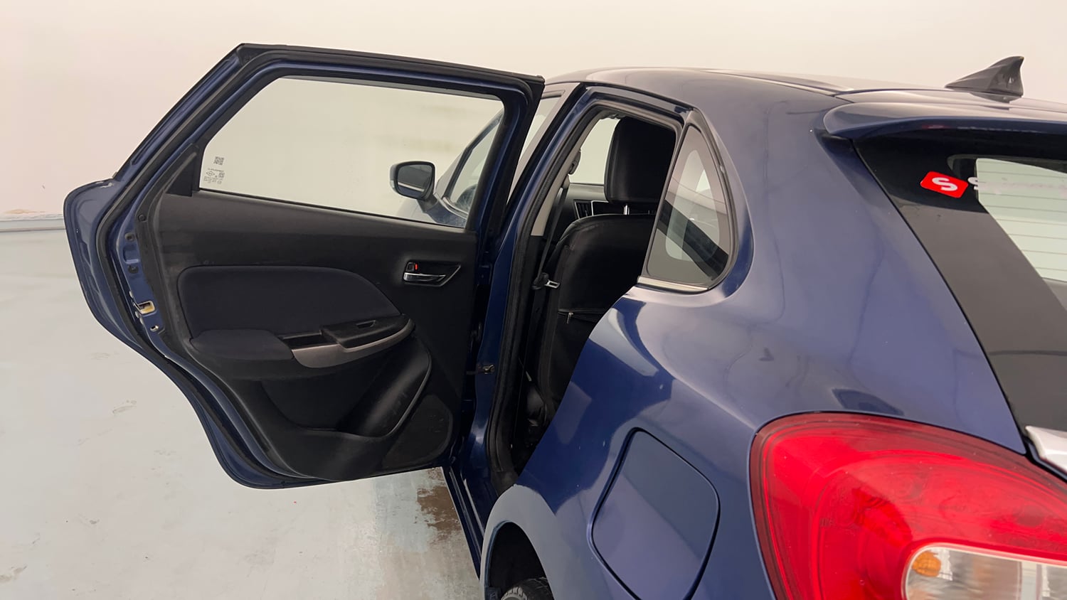 Used 2020 Maruti Suzuki Baleno Zeta Petrol Manual interior LEFT REAR DOOR OPEN VIEW
