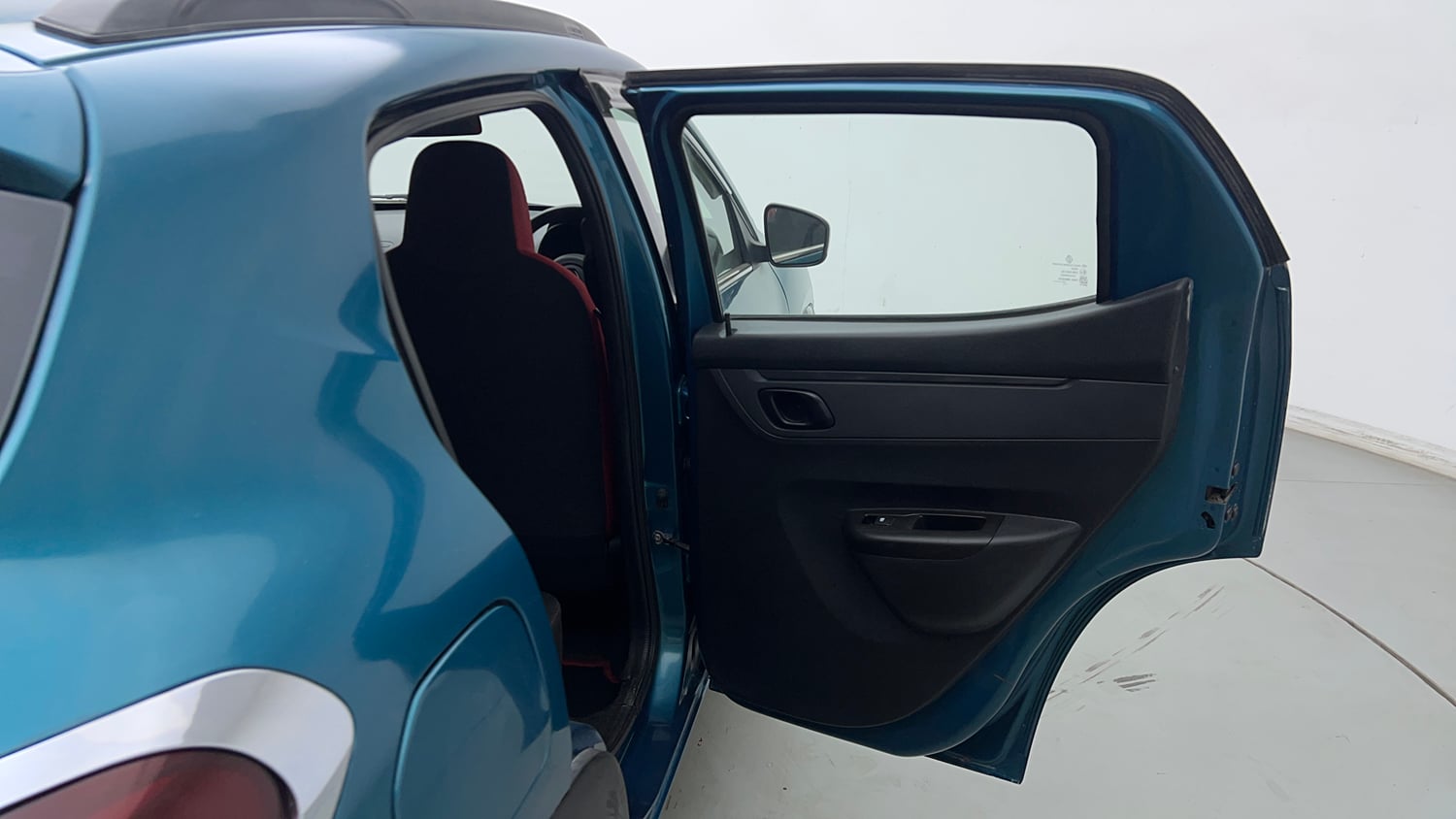 Used 2021 Renault Kwid RXT 1.0 AMT Opt Petrol Automatic interior RIGHT REAR DOOR OPEN VIEW