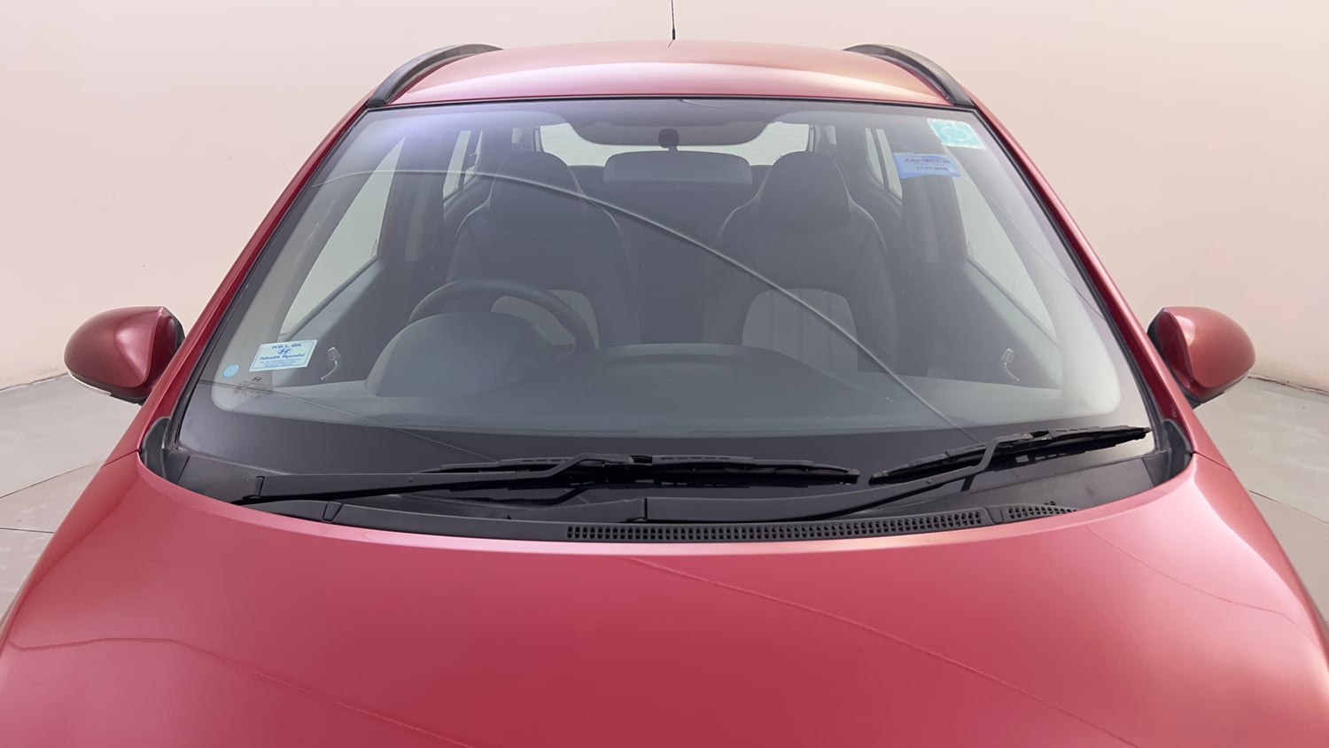 Used 2018 Hyundai Grand i10 Sportz AT 1.2 Kappa VTVT Petrol Automatic exterior FRONT WINDSHIELD VIEW