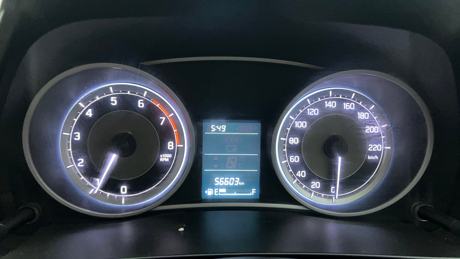 Used 2019 Maruti Suzuki Dzire VXi Petrol Manual interior CLUSTERMETER VIEW