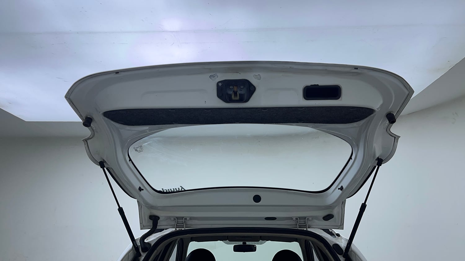 Used 2014 Nissan Micra Active XL Petrol Manual interior DICKY DOOR OPEN VIEW