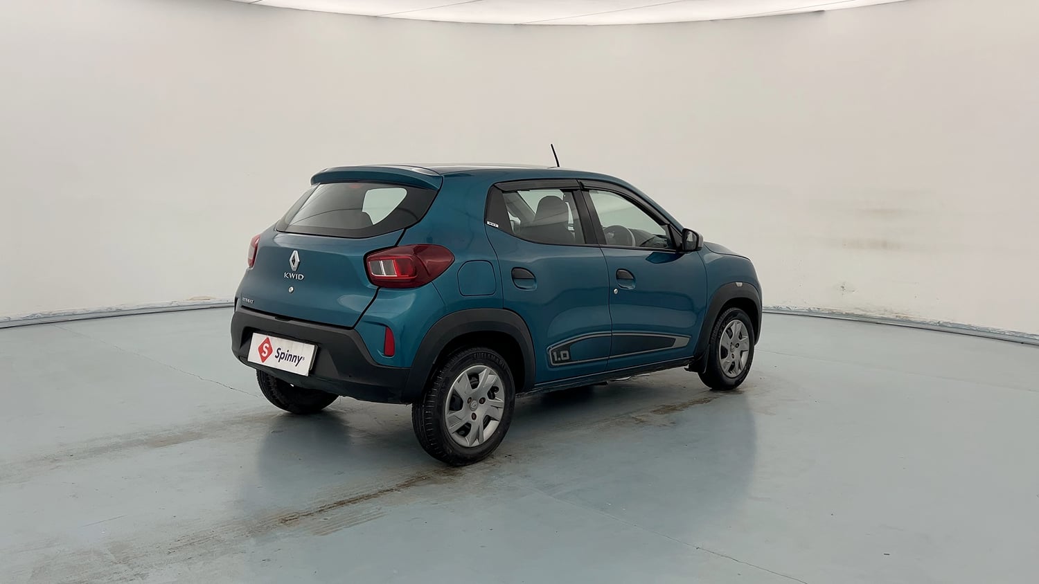Used 2021 Renault Kwid RXT 1.0 (O) Petrol Manual exterior RIGHT REAR CORNER VIEW