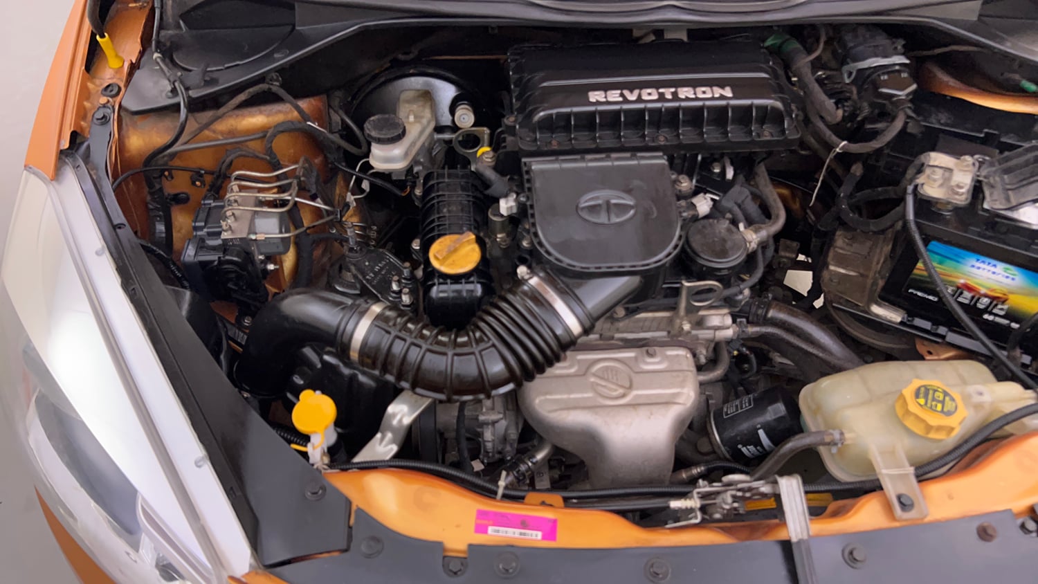 Used 2018 Tata Tiago Revotron XZ Petrol Manual engine ENGINE RIGHT SIDE VIEW