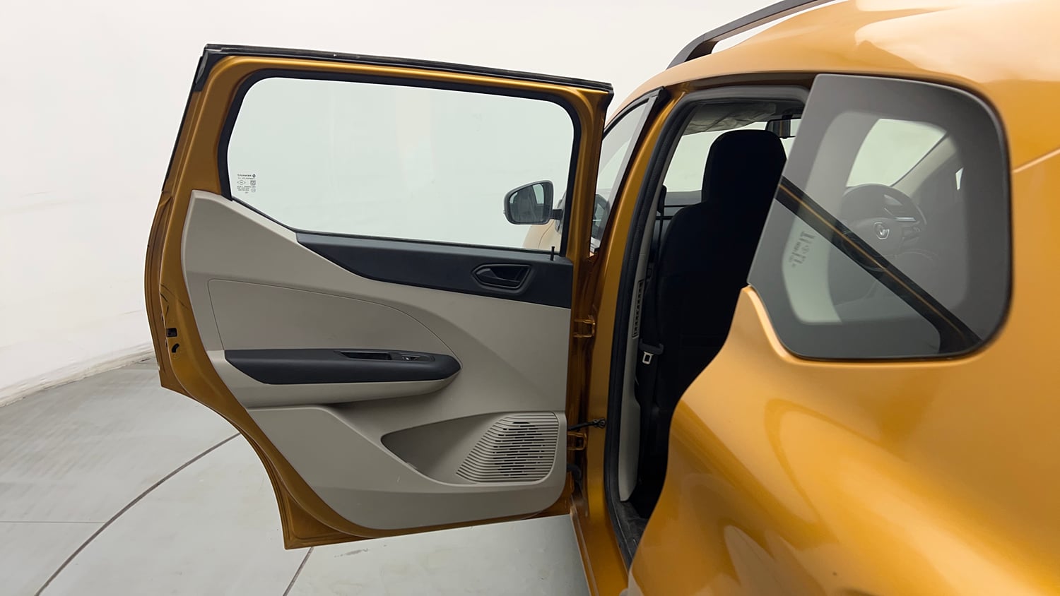 Used 2022 Renault Triber RXT Petrol Manual interior LEFT REAR DOOR OPEN VIEW