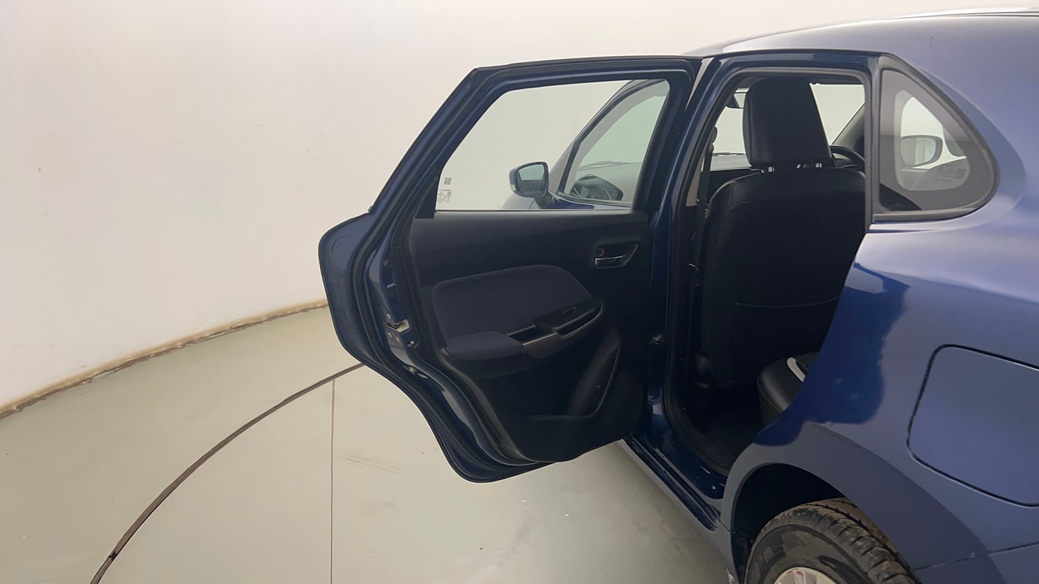 Used 2019 Maruti Suzuki Baleno Delta Petrol Manual interior LEFT REAR DOOR OPEN VIEW