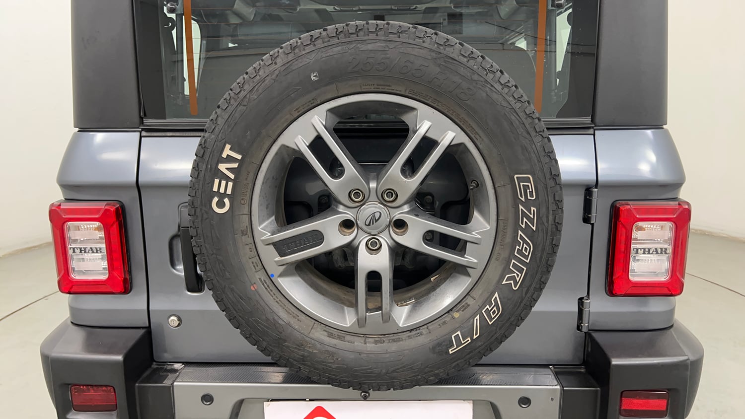Used 2022 mahindra Thar LX Hard Top Petrol MT 4WD Petrol Manual tyres SPARE TYRE VIEW