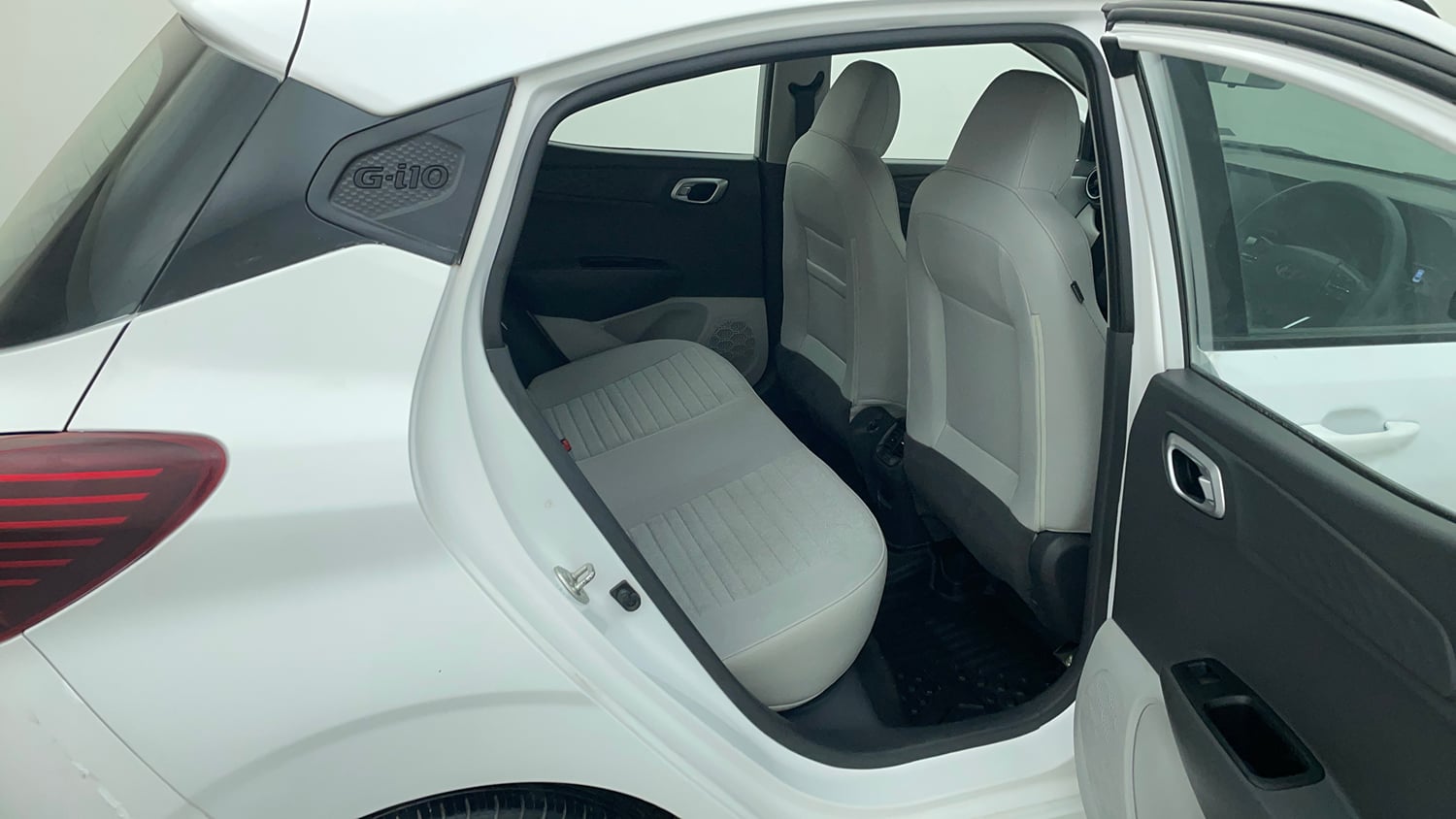 Used 2023 Hyundai Grand i10 Nios Sportz 1.2 Kappa AMT Petrol Automatic interior RIGHT SIDE REAR DOOR CABIN VIEW