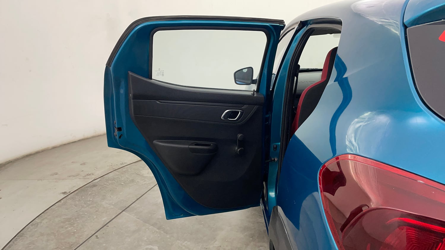 Used 2020 Renault Kwid RXT Petrol Manual interior LEFT REAR DOOR OPEN VIEW