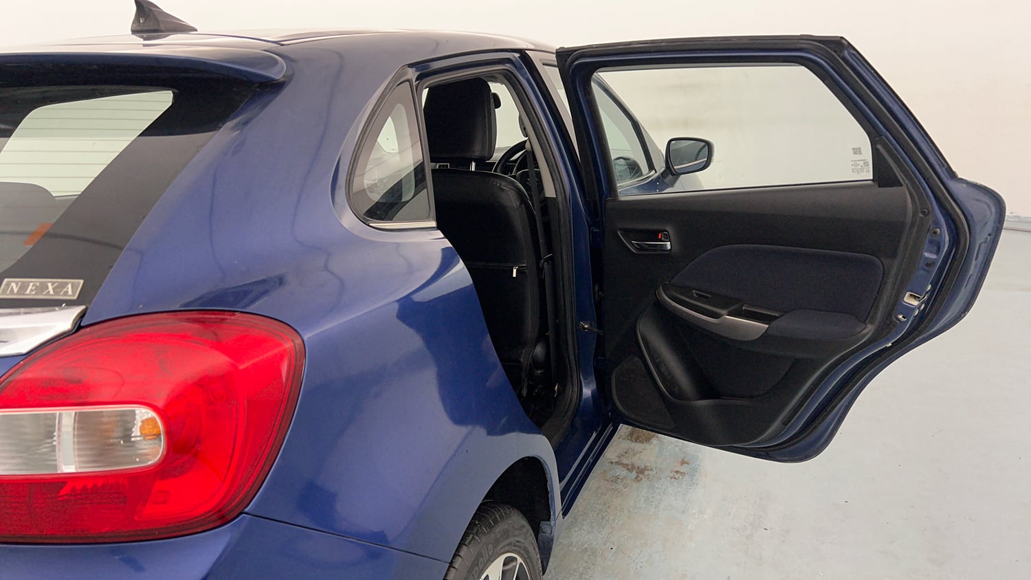 Used 2020 Maruti Suzuki Baleno Zeta Petrol Manual interior RIGHT REAR DOOR OPEN VIEW