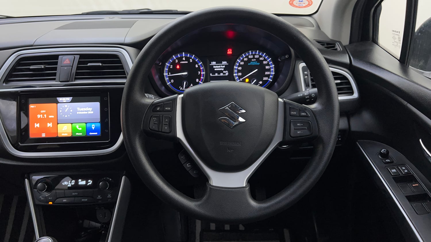 Used 2022 Maruti Suzuki S-Cross Zeta Petrol Manual interior STEERING VIEW
