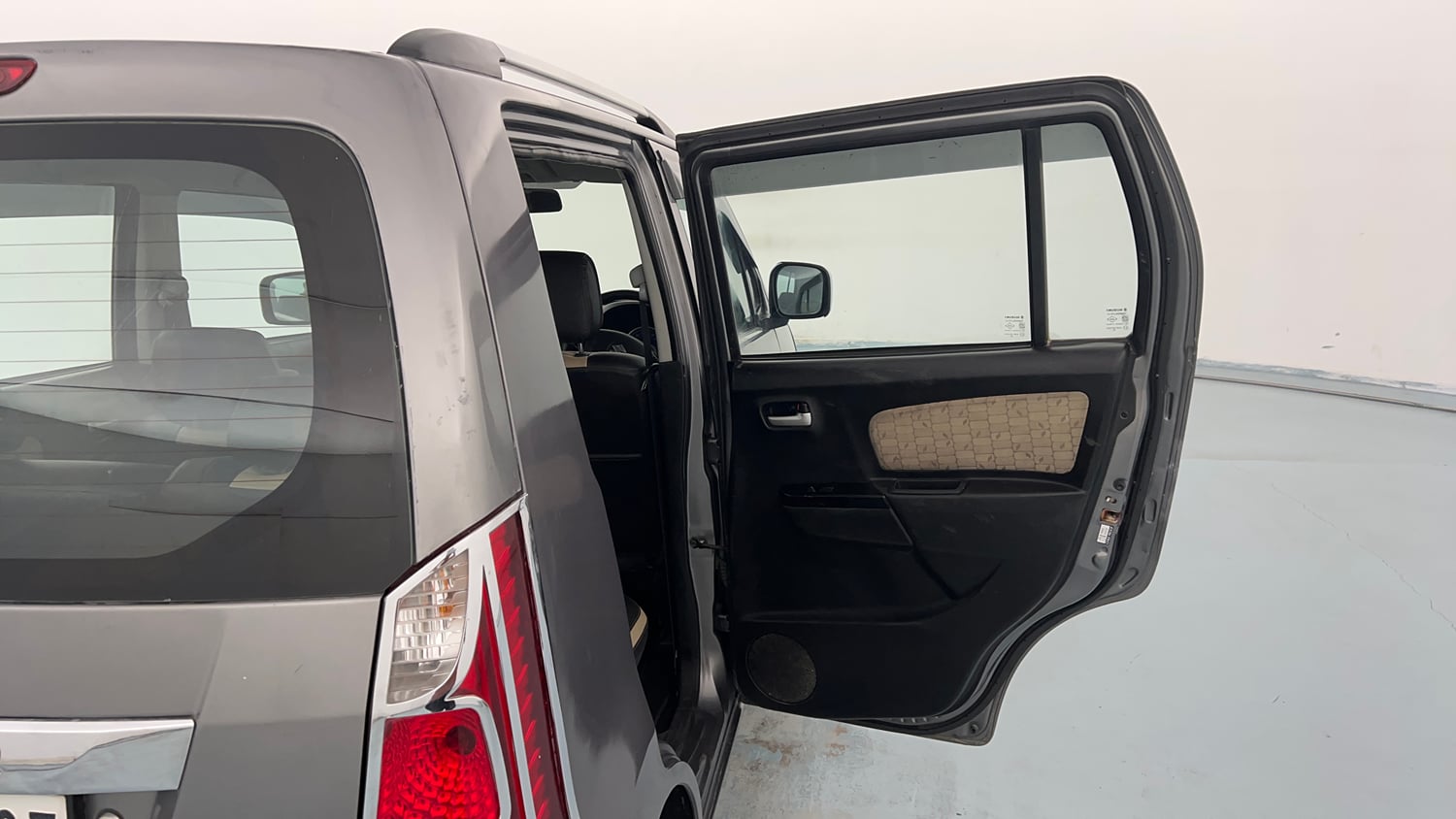 Used 2019 Maruti Suzuki Wagon R 1.0 VXI AMT Petrol Automatic interior RIGHT REAR DOOR OPEN VIEW