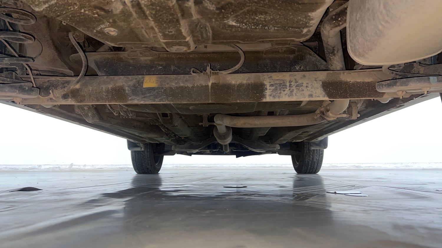 Used 2018 Tata Nexon XM Petrol Manual extra REAR UNDERBODY VIEW (TAKEN FROM REAR)