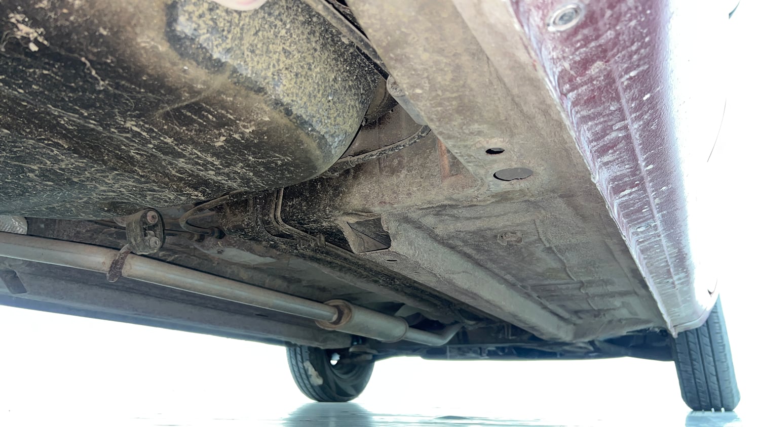 Used 2018 Datsun Redi-GO T(O) 1.0 AMT Petrol Automatic extra REAR RIGHT UNDERBODY VIEW