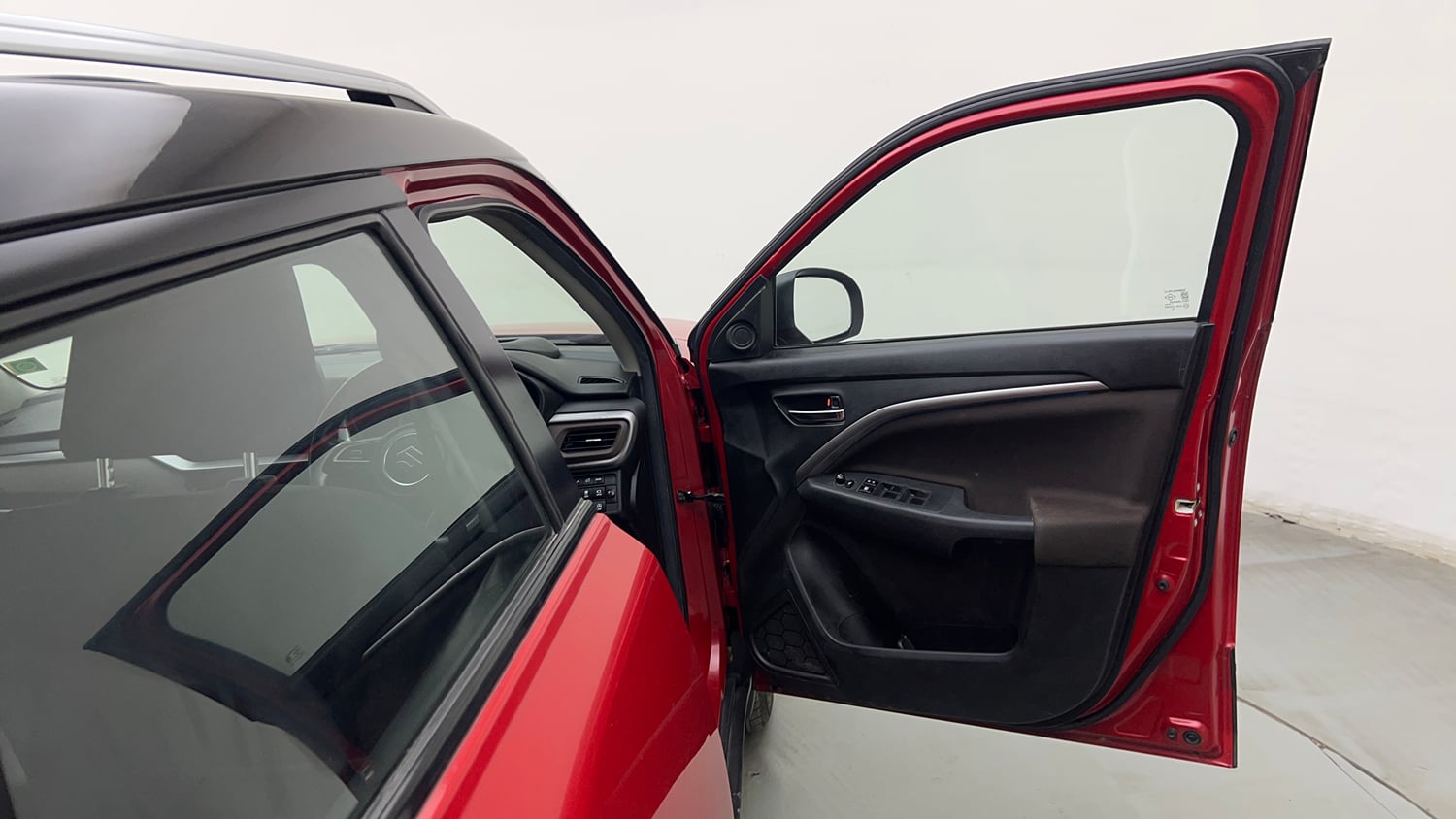 Used 2024 Maruti Suzuki Brezza Zxi Plus Dual Tone Petrol Manual interior RIGHT FRONT DOOR OPEN VIEW