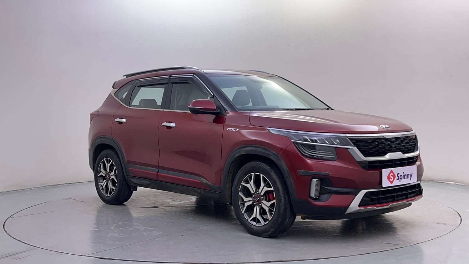Used 2019 kia Seltos GTX Plus DCT 1.4 Petrol Automatic exterior RIGHT FRONT CORNER VIEW