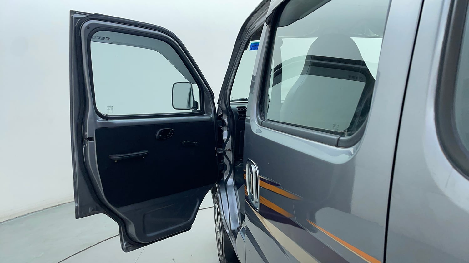 Used 2021 Maruti Suzuki Eeco 5 STR WITH A/C+HTR Petrol Manual interior LEFT FRONT DOOR OPEN VIEW